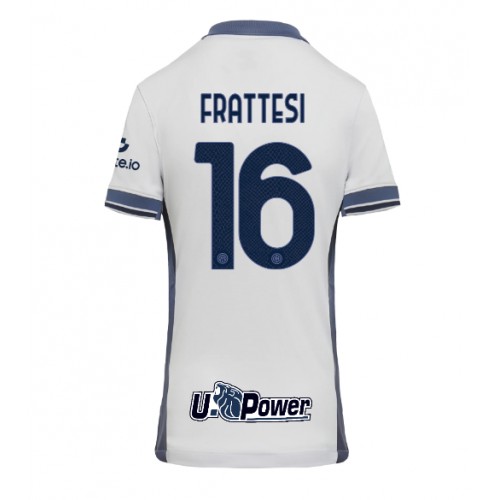 Fotbalové Dres Inter Milan Davide Frattesi #16 Dámské Venkovní 2024-25 Krátký Rukáv